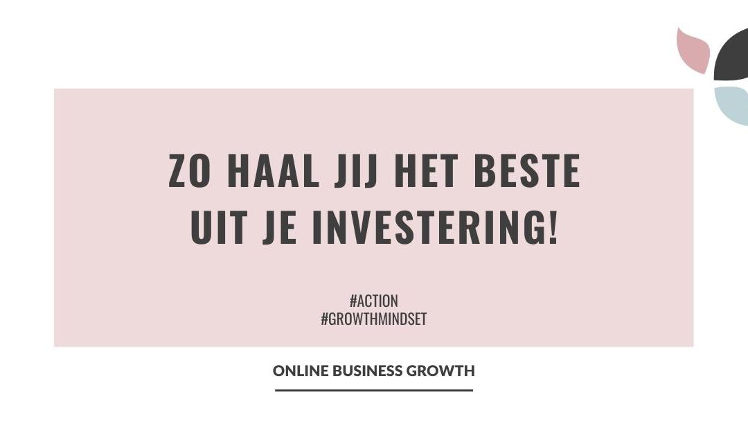 OBG_zo haal jij het beste uit je investering