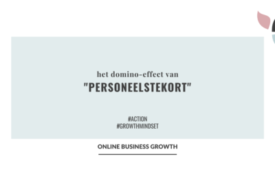 Het domino-effect van personeelstekort